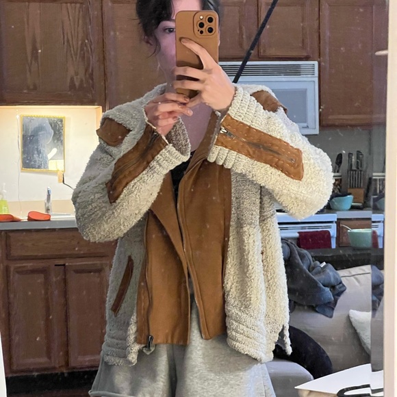 Free People Mixed Medium Knit Jacket - Picture 8 of 8